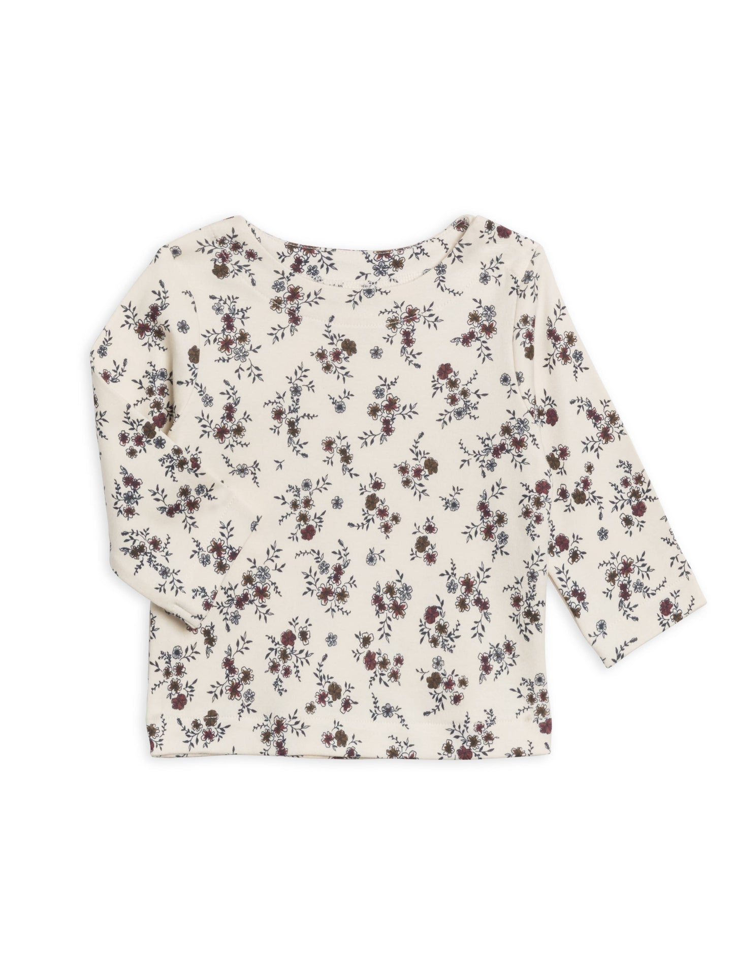 Ryle Snap Shoulder Top - Poppy Floral / Mulberry