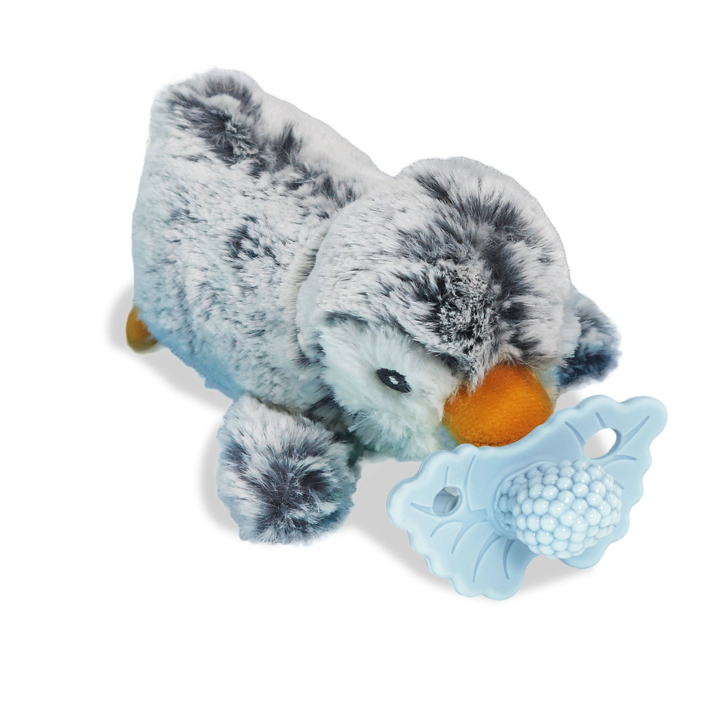RaZbuddy Ethan Penguin Paci/Teether Holder