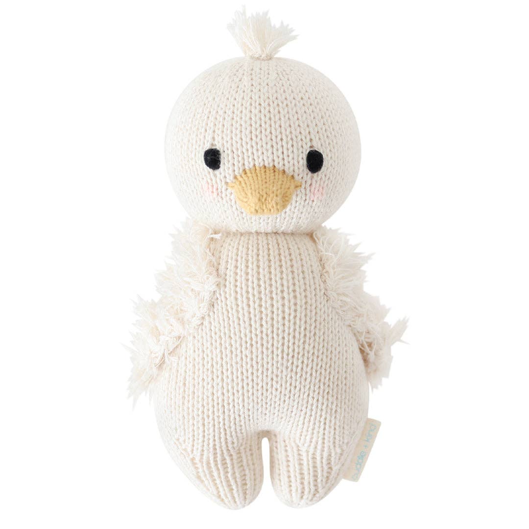 Baby Gosling – Hand-Knit Stuffed Animal | Gives 5 Meals
