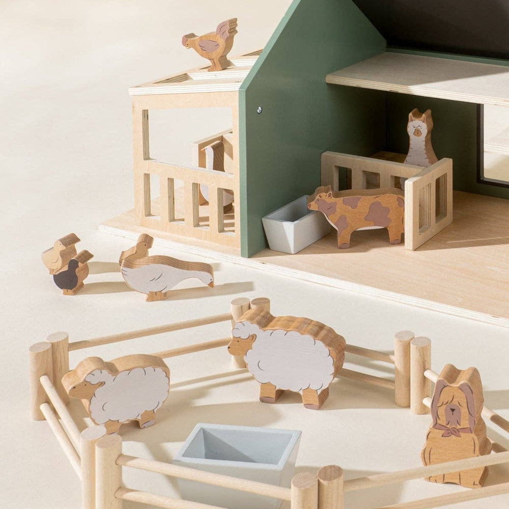 
                      
                        Wooden Farm Barn & Accessories Set - Grace & Haven
                      
                    