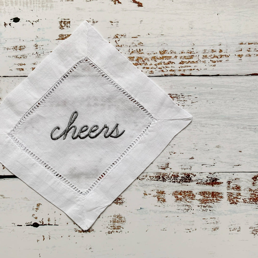 
                      
                        Cheers! Cocktail Napkins Coasters
                      
                    