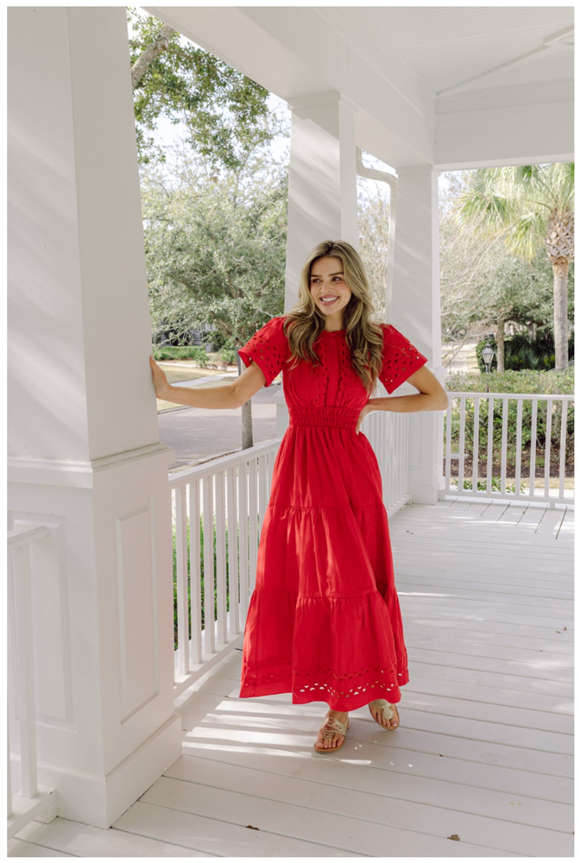 Sail to Sable Dress - Red