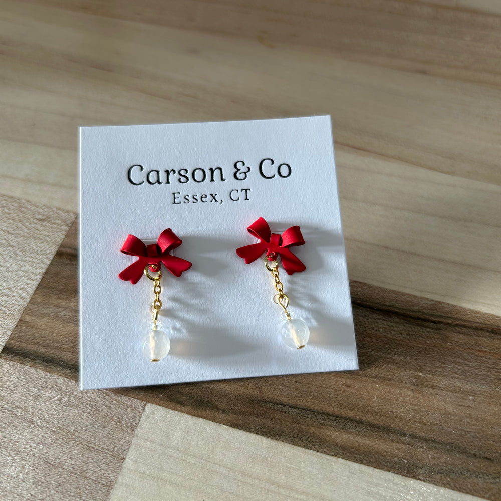 Holiday Bow Earrings