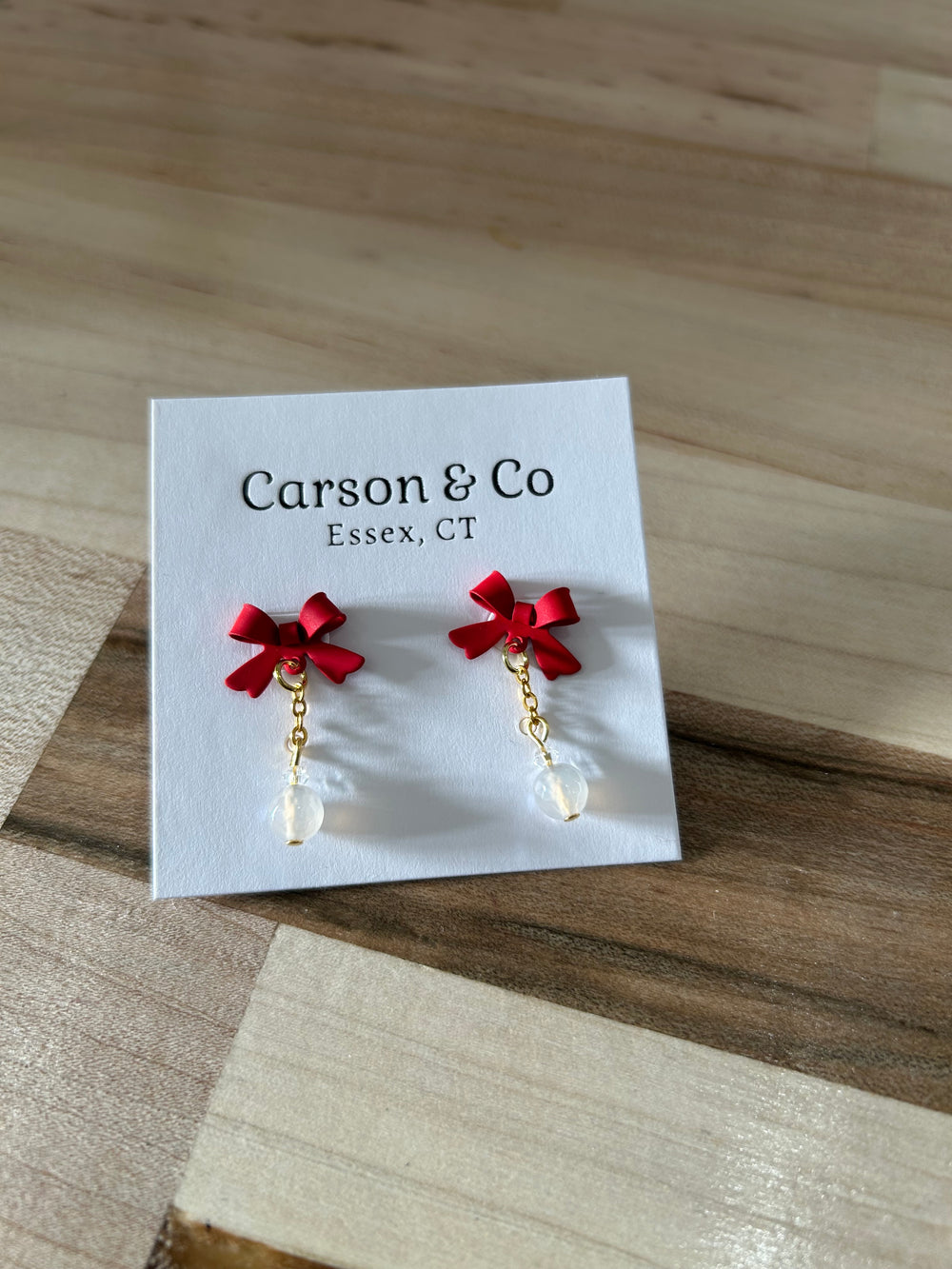 Holiday Bow Earrings