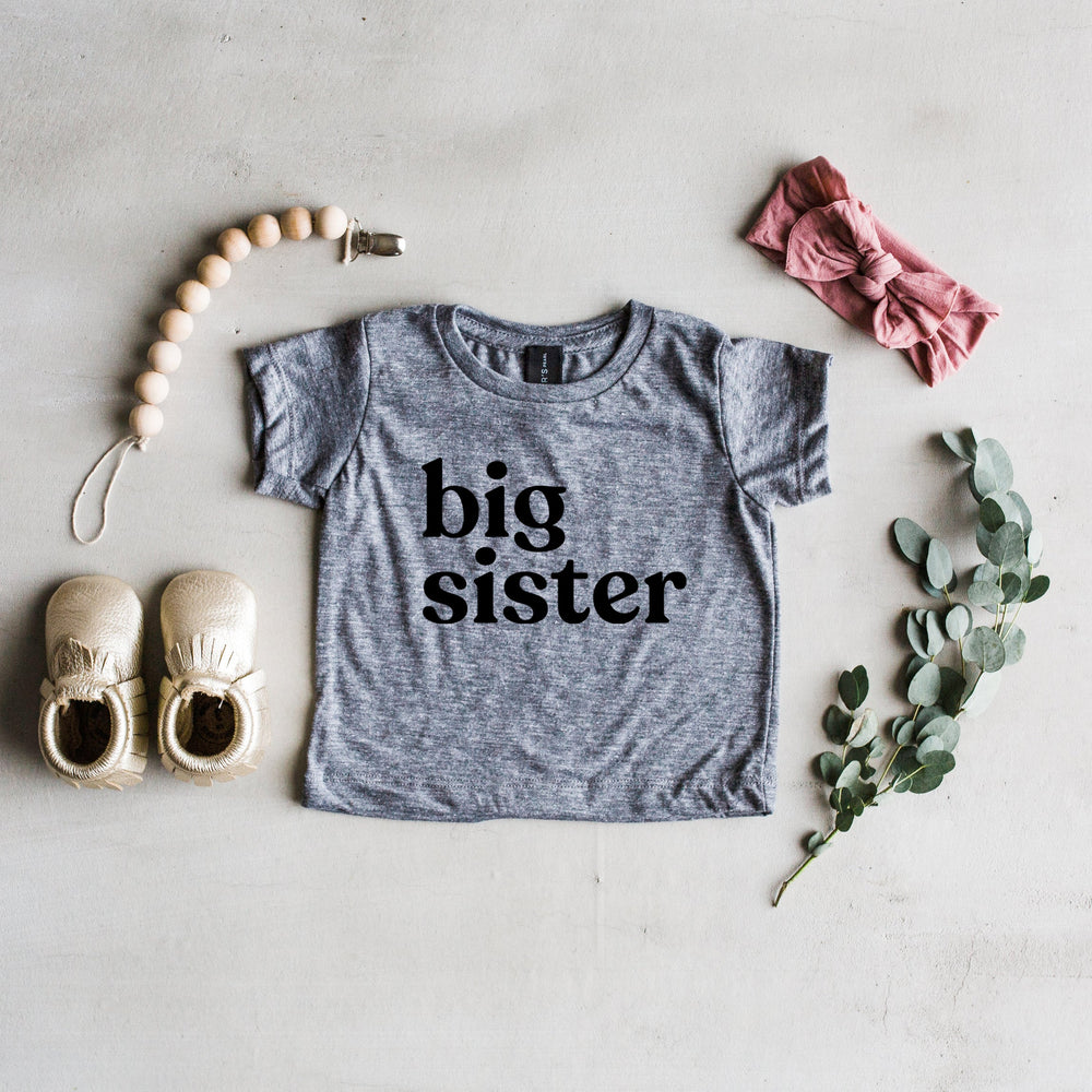 Big Sister Modern Baby and Kids Tee