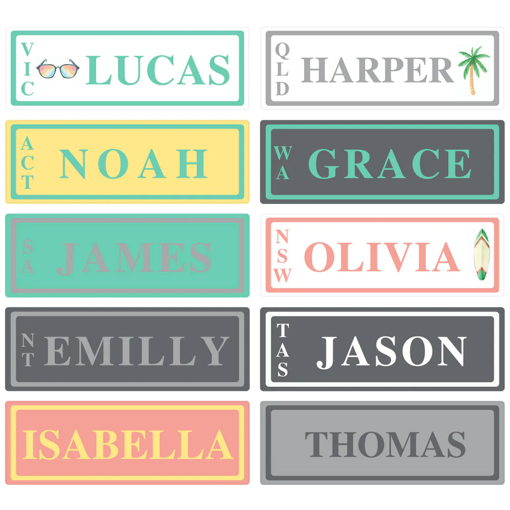 Burleigh Wagon - Custom License Plate - Grace & Haven