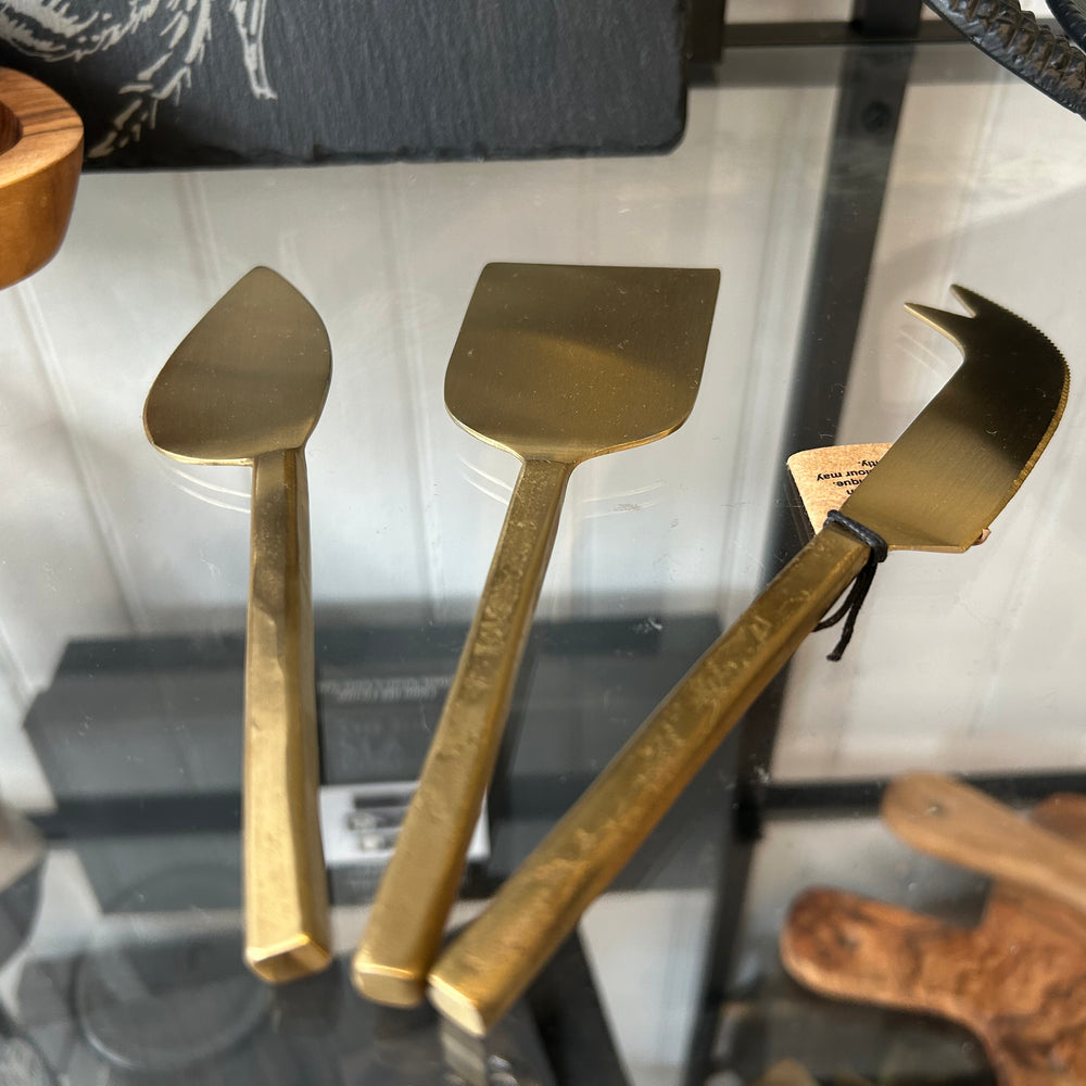 Gold Cheese Knives