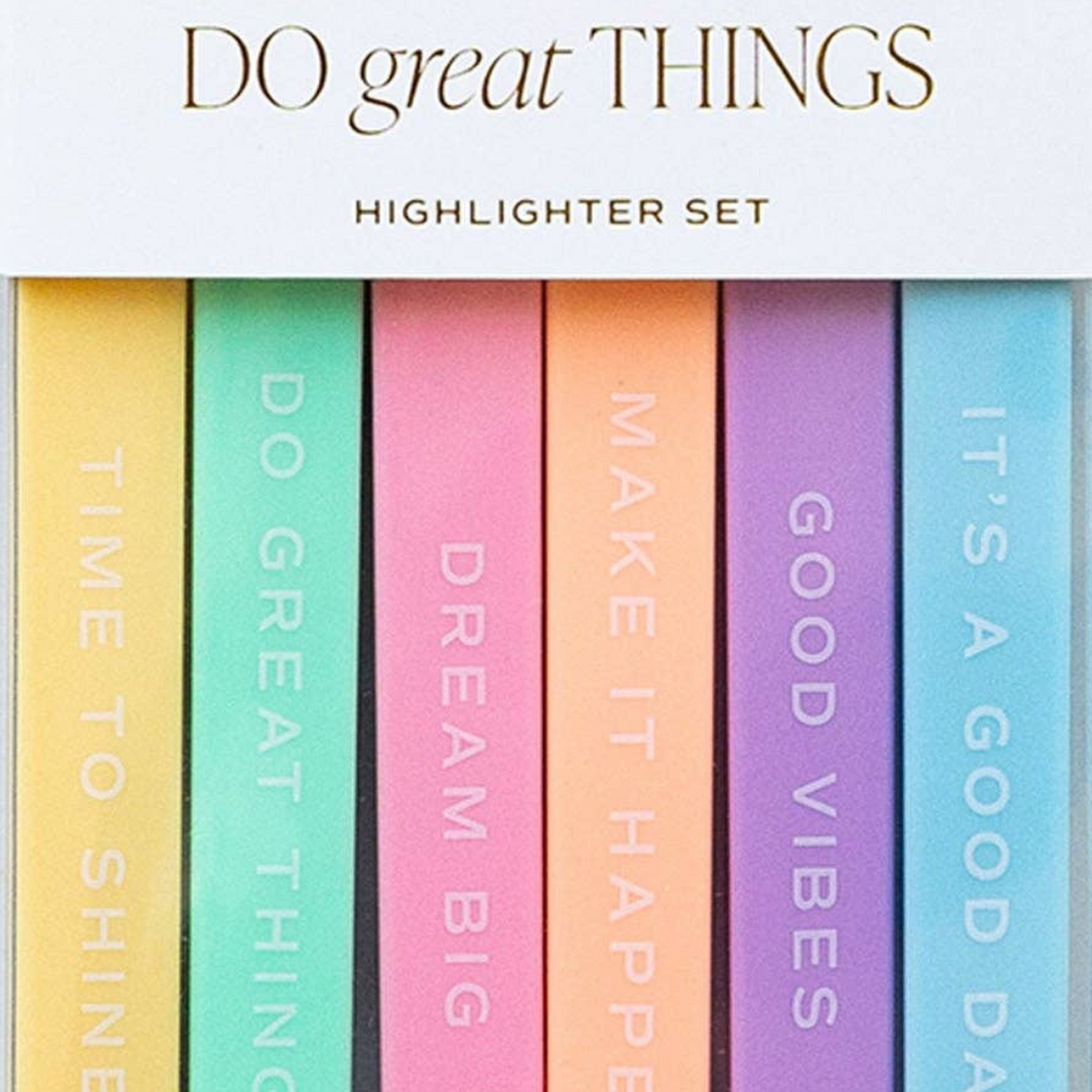 Do Great Things Highlighter Set