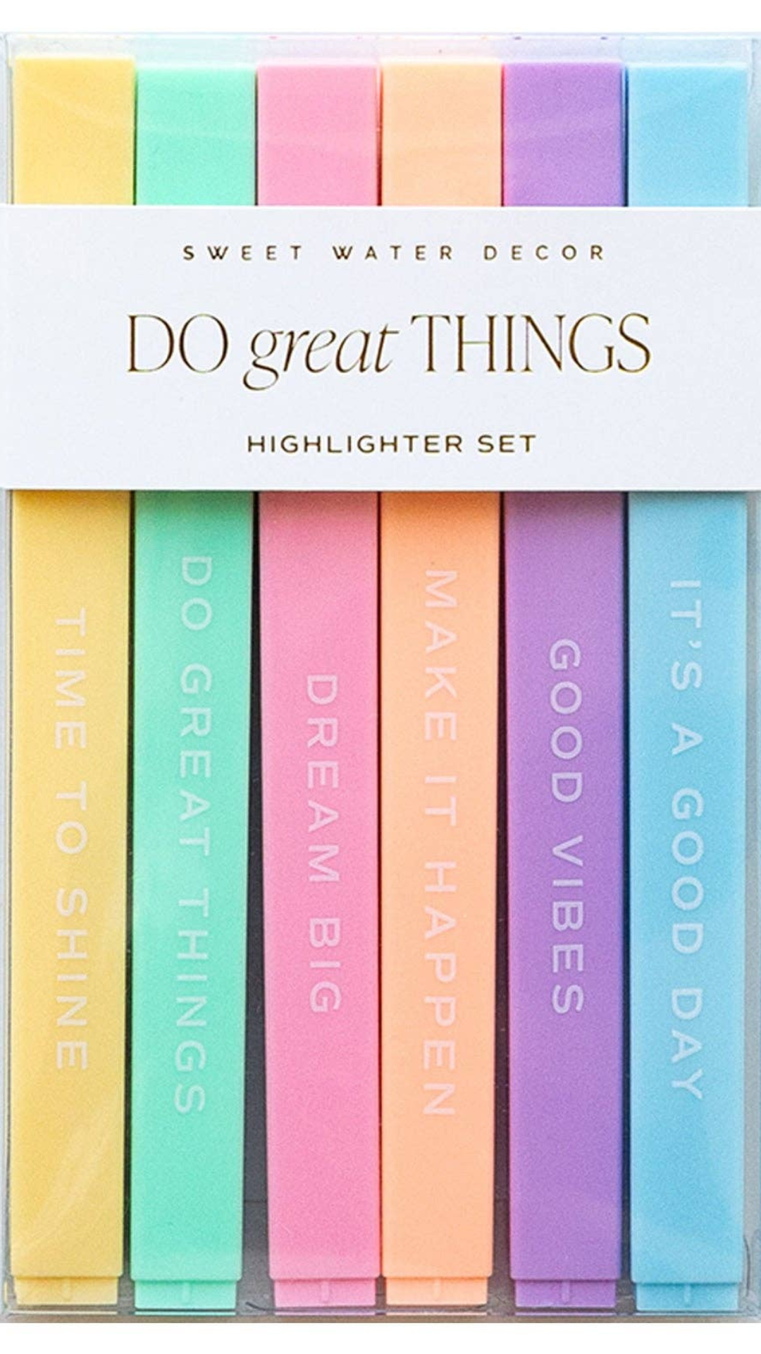 Do Great Things Highlighter Set