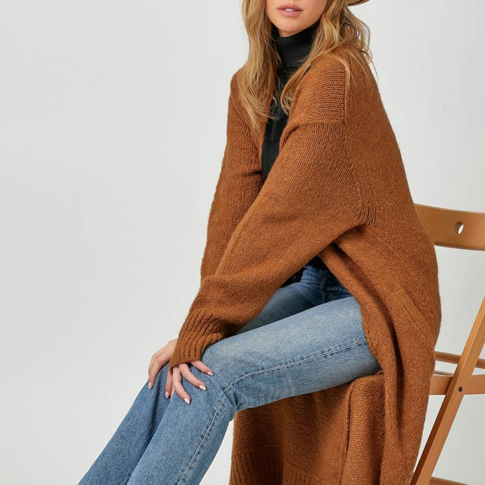 
                      
                        Casual fall look featuring Dolman Long Sweater Cardigan and jeans
                      
                    