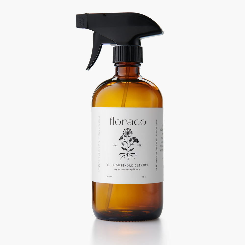 
                      
                        Magnolia Mint Household Cleaner Glass Spray Bottle: Wild Mint, Orange Blossom, Eucalyptus, Lemon, + Citrus Scented
                      
                    