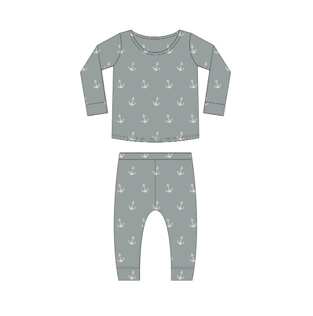 
                      
                        Rylee + Cru New England Collection - Long Sleeve Summer Pajamas for Toddlers | Soft Organic Cotton
                      
                    