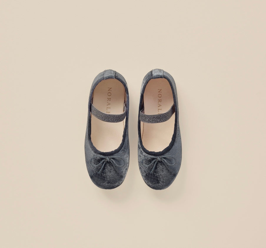 Ballet Flats in Midnight by Noralee