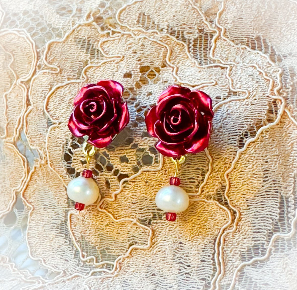 La Vie En Rose Earrings by Carson & Co