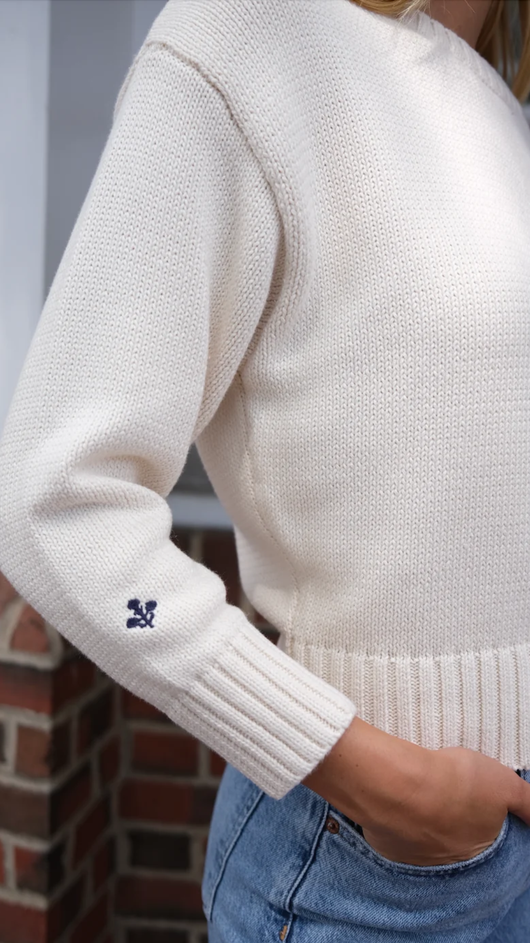 Lake Sweater in Ivory