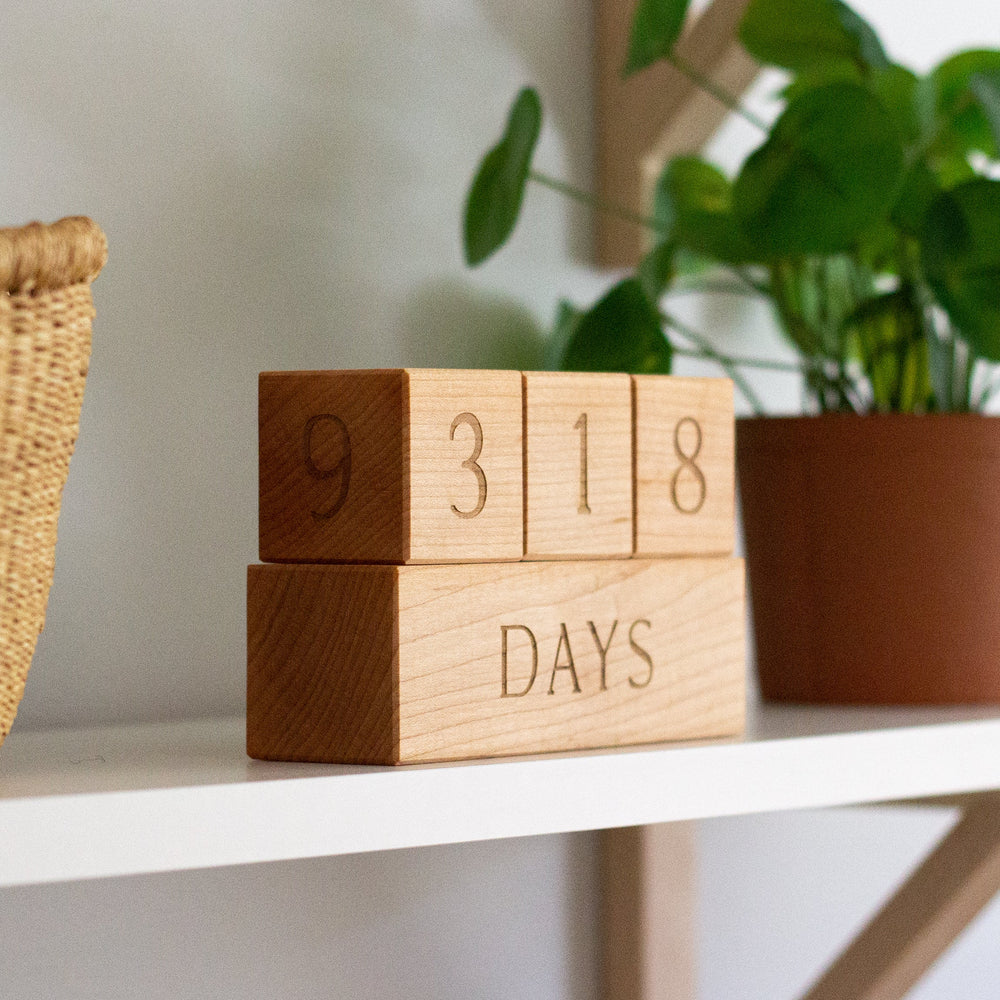 
                      
                        Modern Wooden Milestone Blocks
                      
                    
