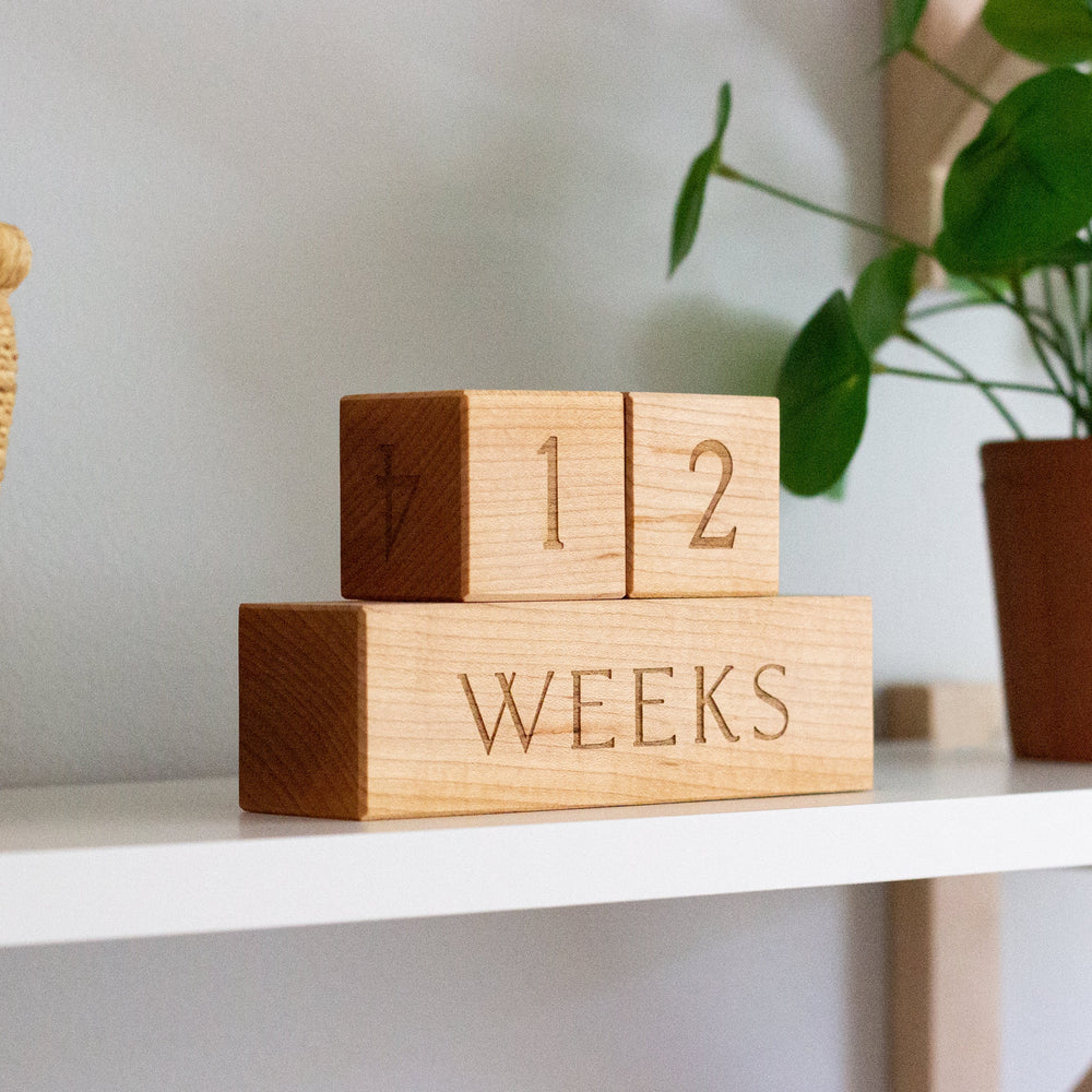 
                      
                        Modern Wooden Milestone Blocks
                      
                    
