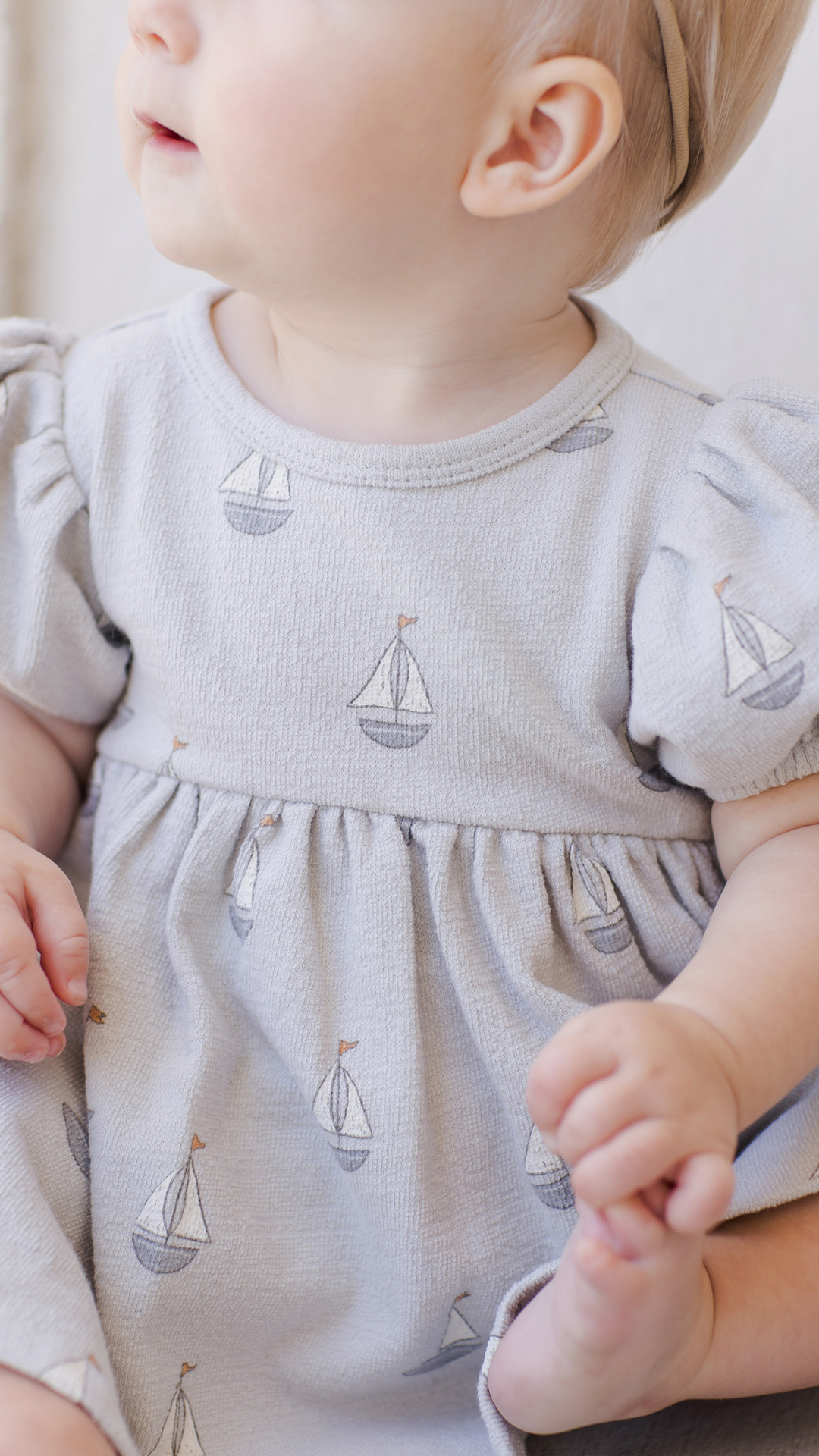 Quincy Mae Darla Dress - Sailboats Quincy Mae Darla Dress - Sailboats