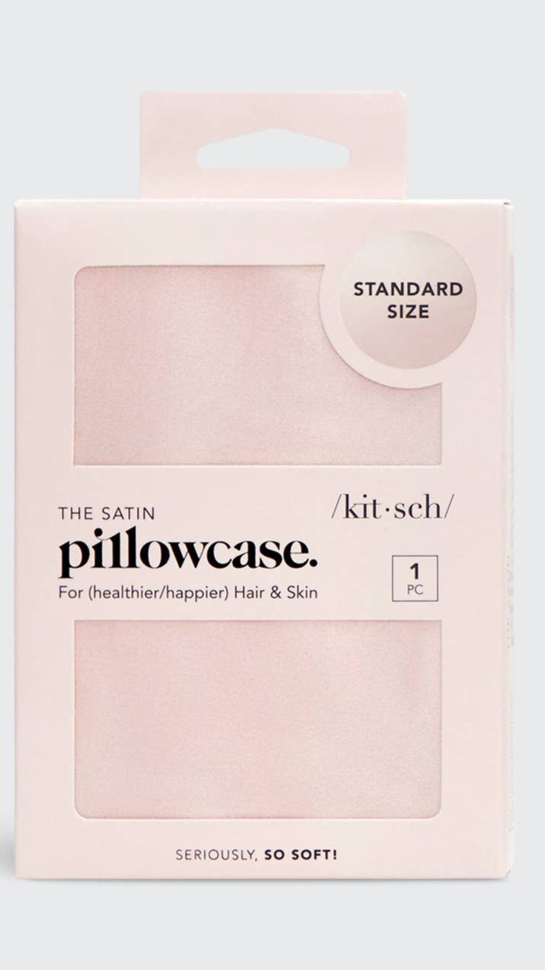 Each package includes one standard size pillowcase (26” x 19”) equipped with a convenient zipper for a secure fit. 