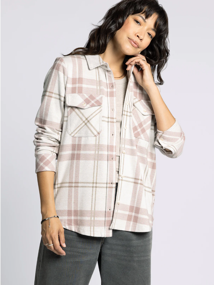 Cassian Shirt – Western-Inspired Knit Button-Up with Dual Pockets