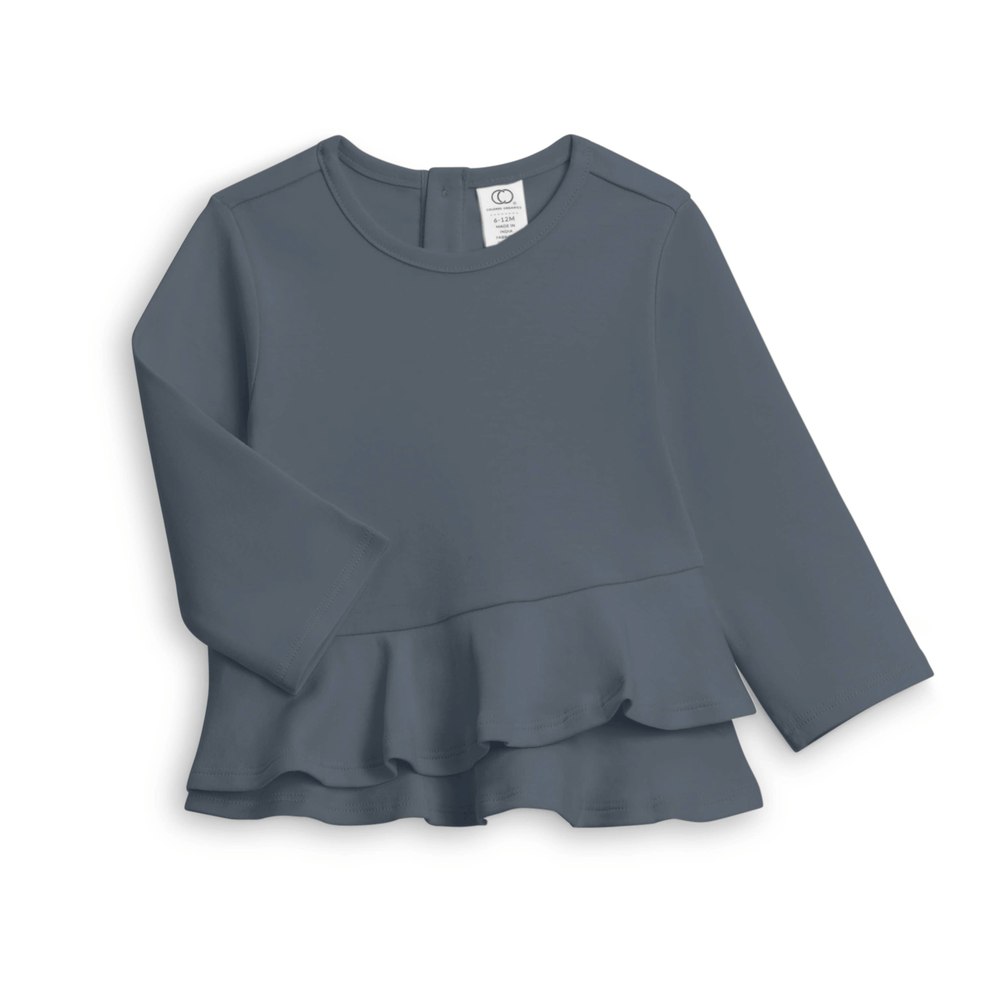 
                      
                        Edith Organic Baby and Kids Ruffle Hem Top - Grace & Haven
                      
                    