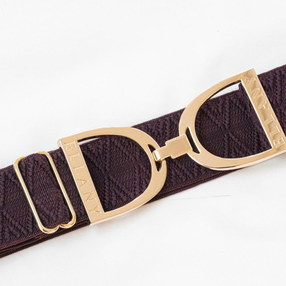 
                      
                        Bordeaux Dante - 1.5" Gold Stirrup Equestrian Elastic Belt: Standard (Youth - Adult 2XL) - Grace & Haven
                      
                    