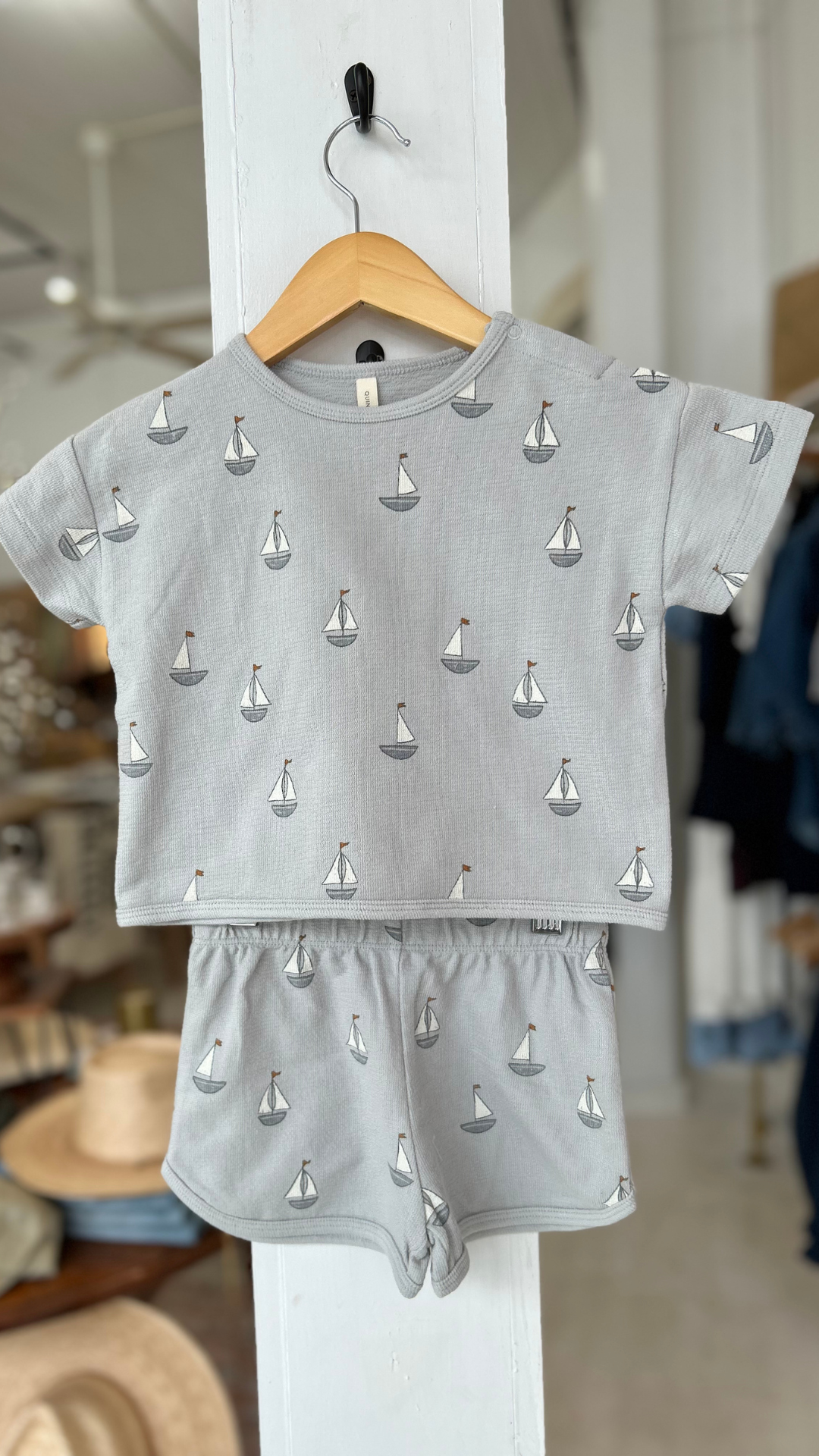 Set sail in style with the Spongy Play Set - Sailboats by Rylee + Cru! 