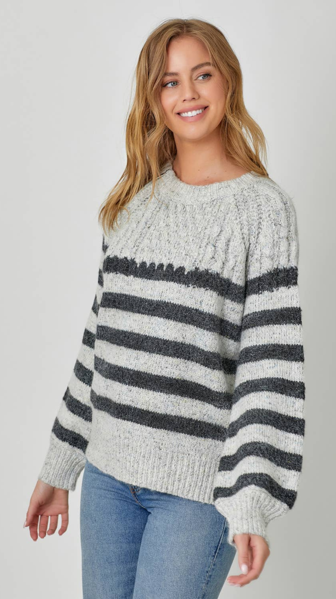 Stripe Pullover Sweater