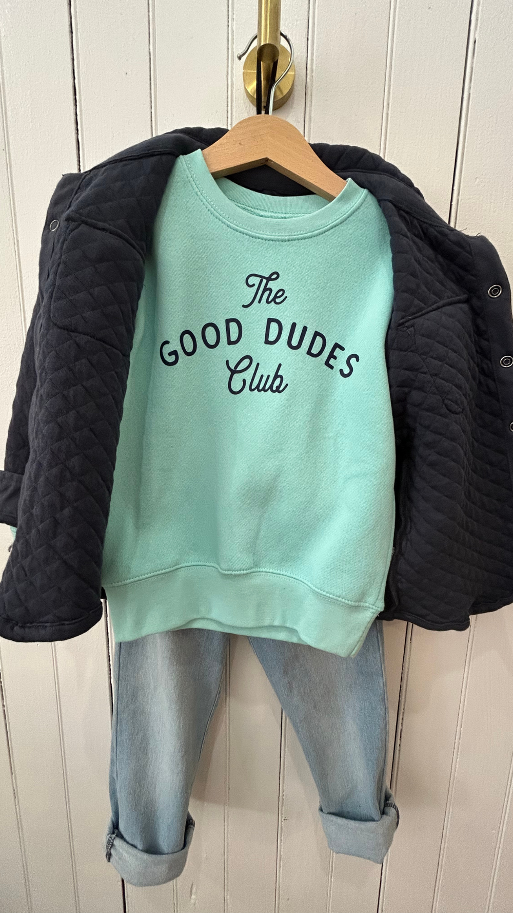 Teal Sweatshirt for Boys - The Good Dudes Club