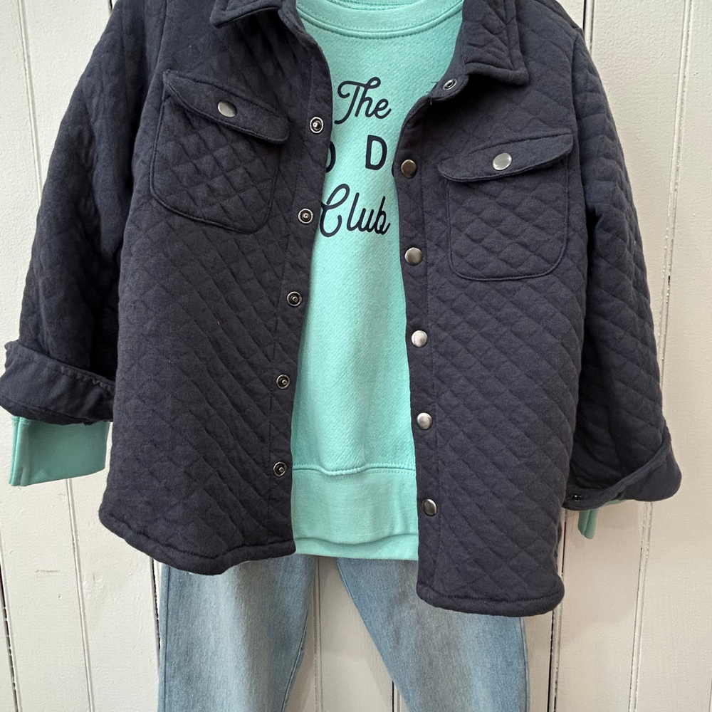 Teal Sweatshirt for Boys - The Good Dudes Club