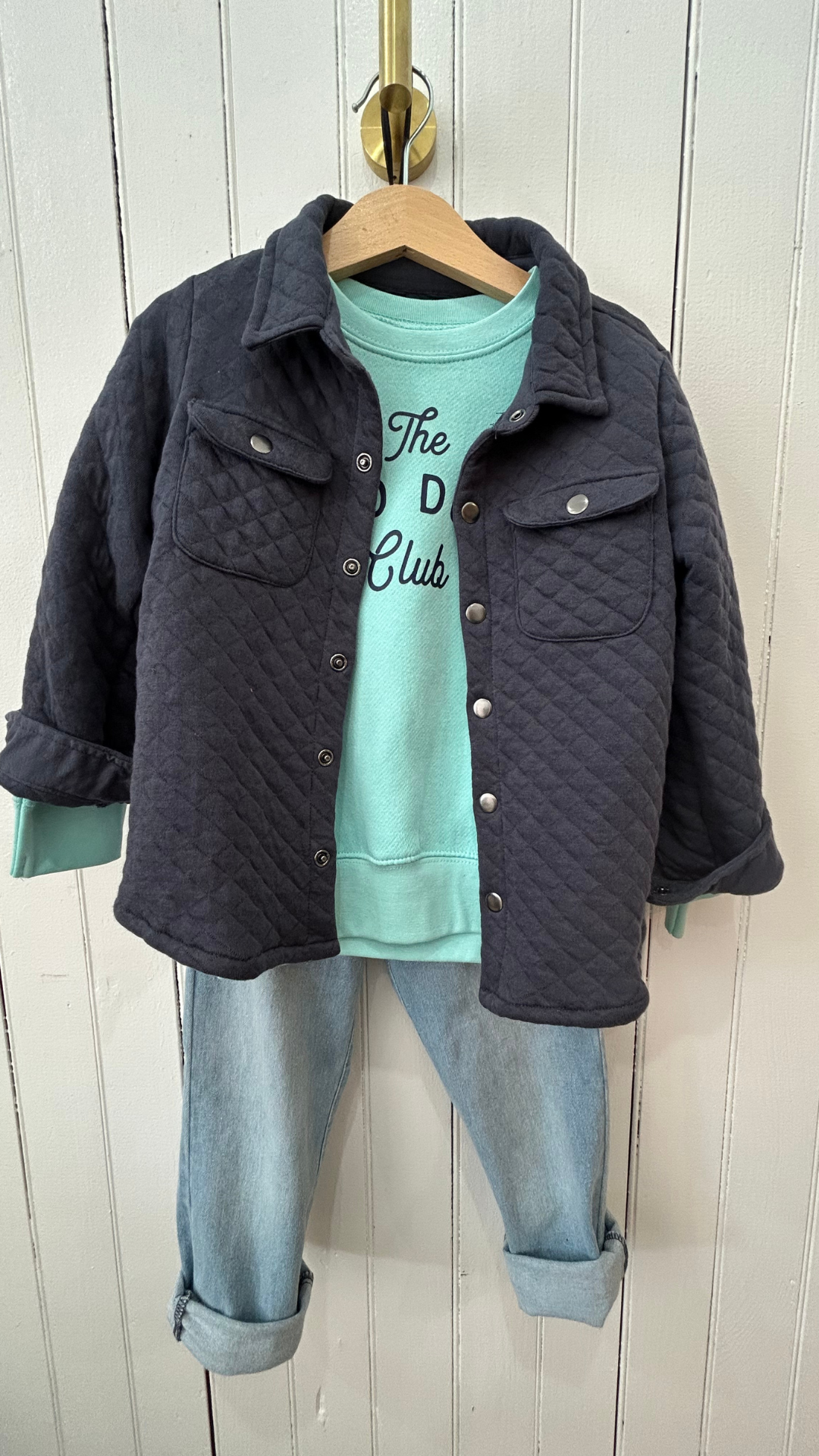 Teal Sweatshirt for Boys - The Good Dudes Club