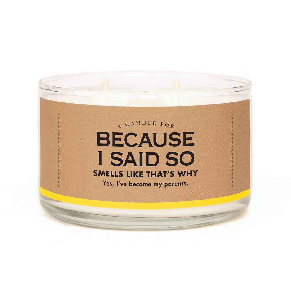 Close-up of Whiskey River Soaps candle, 