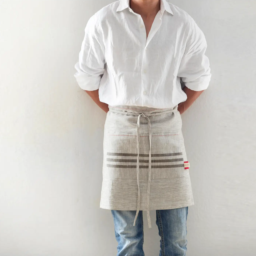 Linen Grilling Apron - Grace & Haven