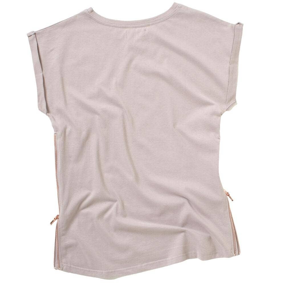 
                      
                        Kayla Side Zip T-shirt - Grace & Haven
                      
                    