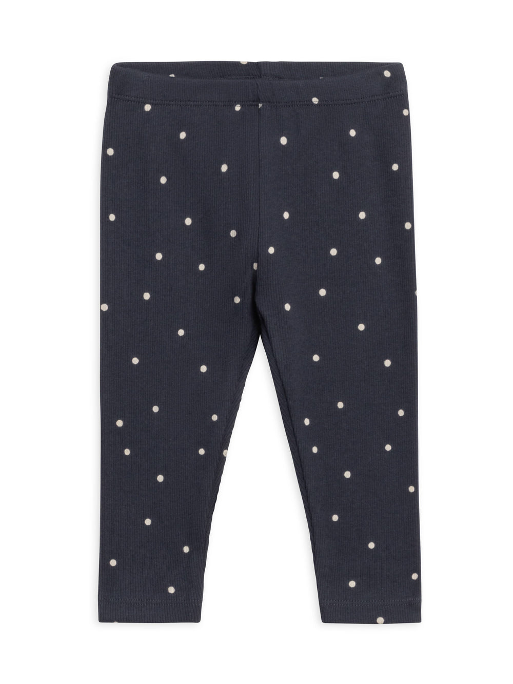 Lennon Ribbed Leggings - Mini Polka / Navy