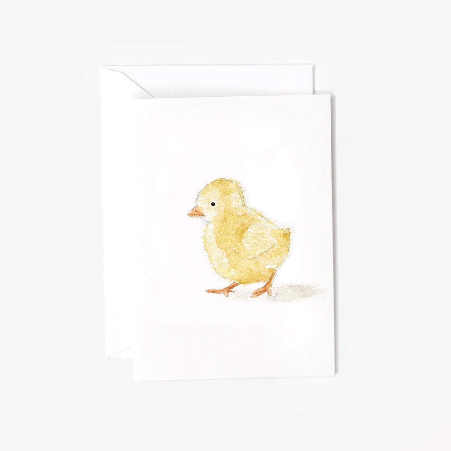 Chick Mini Notecard – Petite Spring Greeting Card by Emily Lex