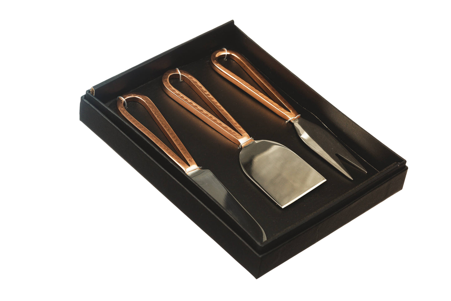 3 Copper Cheese Knives - Grace & Haven