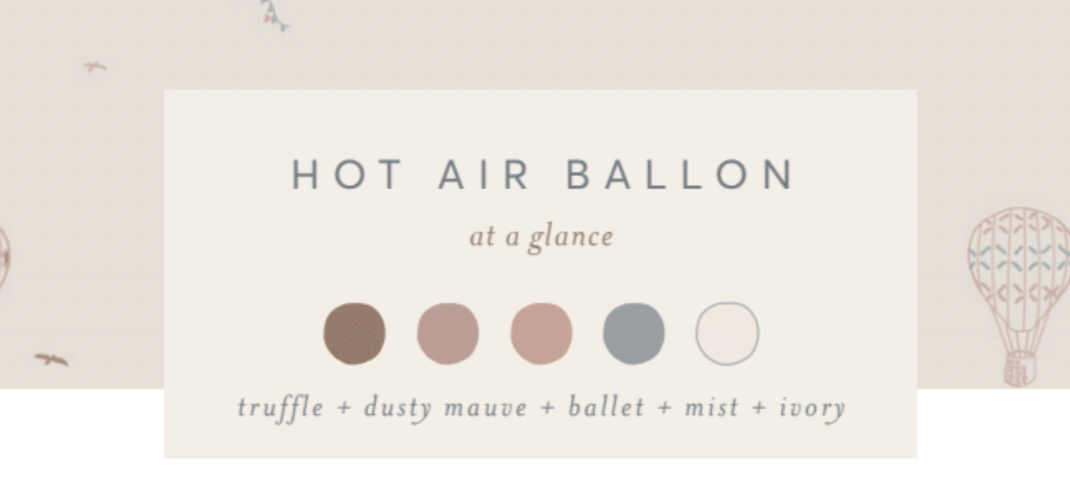 Organic Peyton Footed Sleeper - Hot Air Balloon - Grace & Haven