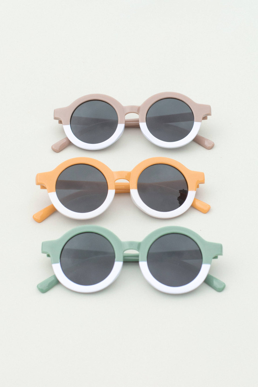 Baby & Toddler Two-Tone Round Sunglasses