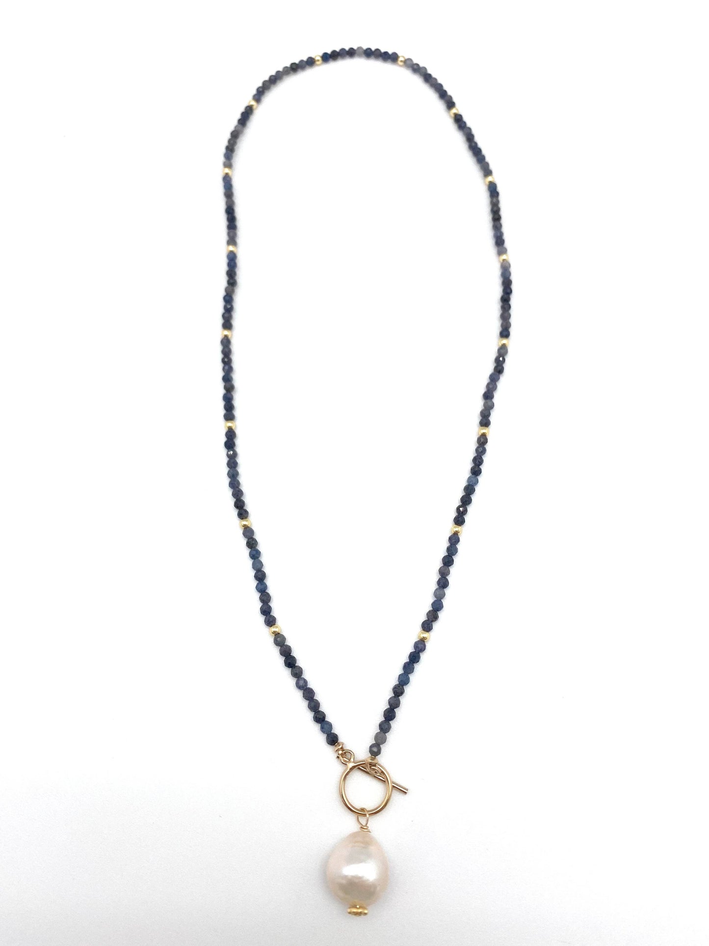 Carol Necklace - Blue Sapphire Gemstone