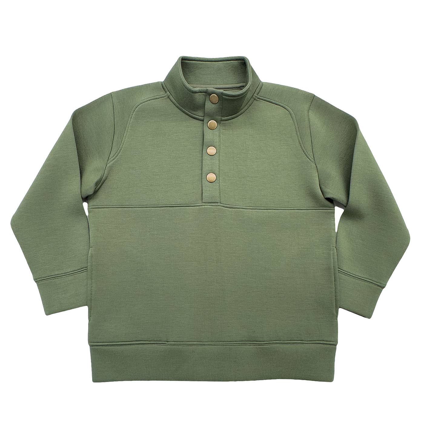 Boys Pierce Performance Pullover  - Green
