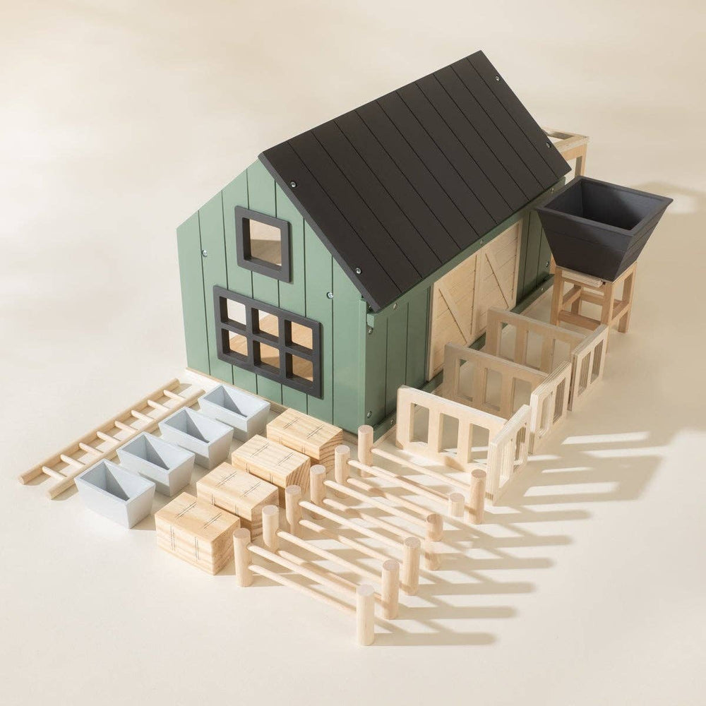 
                      
                        Wooden Farm Barn & Accessories Set - Grace & Haven
                      
                    