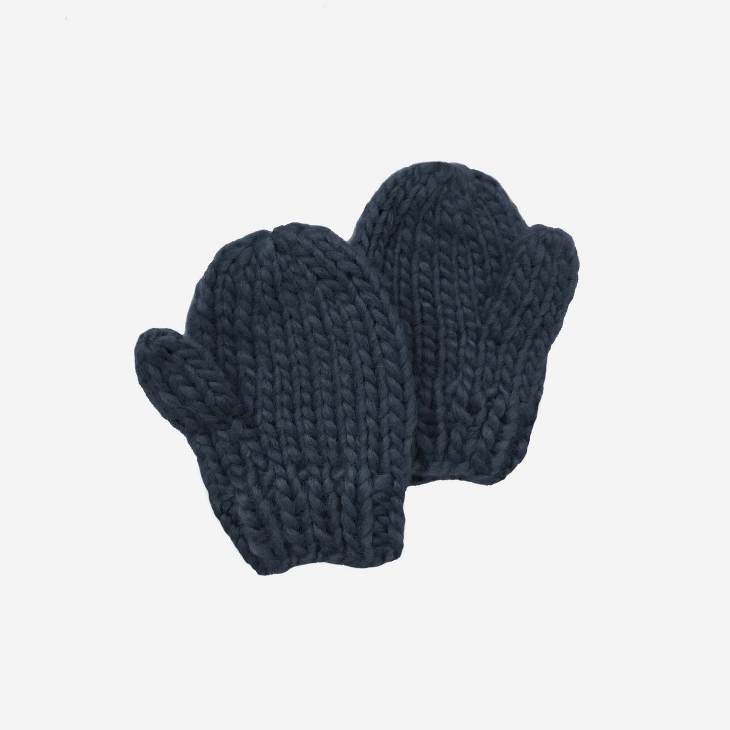 Classic Mittens, Navy | Hand-Knit Kids & Baby Accessories - Grace & Haven