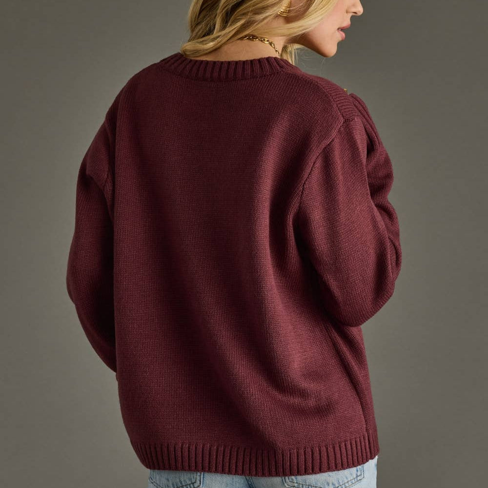 
                      
                        Wine Weather Sweater
                      
                    