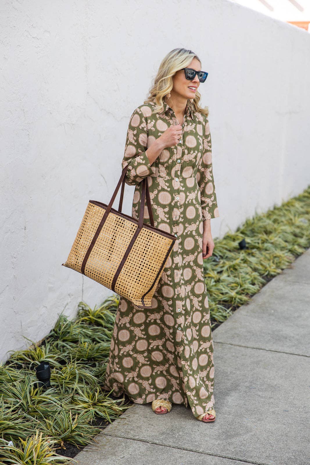 The Eloise Maxi Shirt Dress