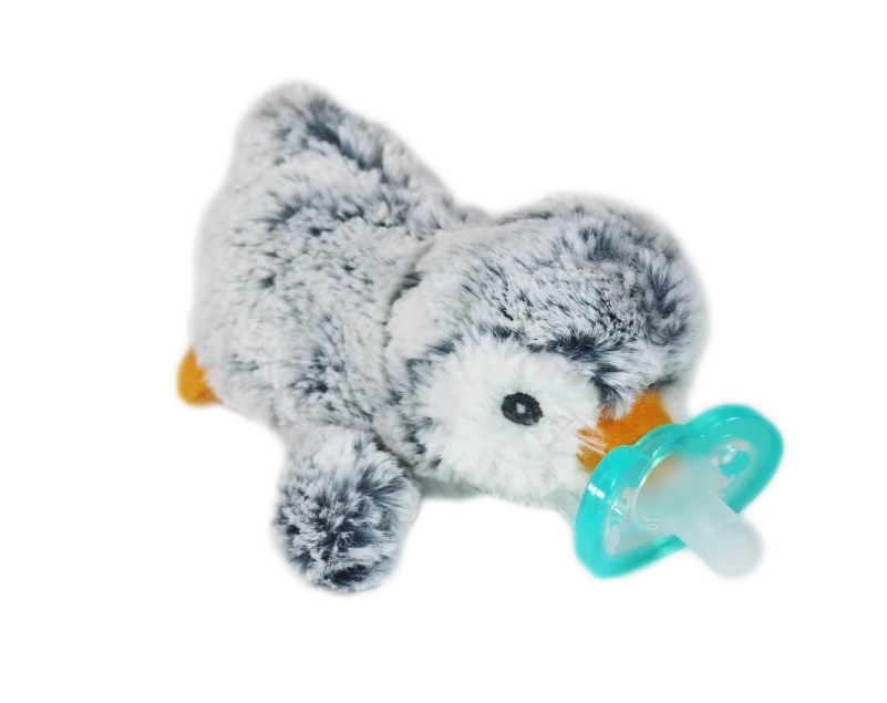 RaZbuddy Ethan Penguin Paci/Teether Holder