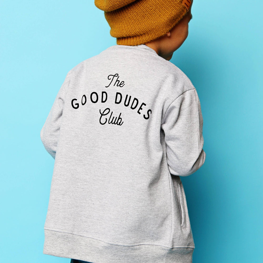 Varsity Sweatshirt Jacket for Boys - The Good Dudes Club