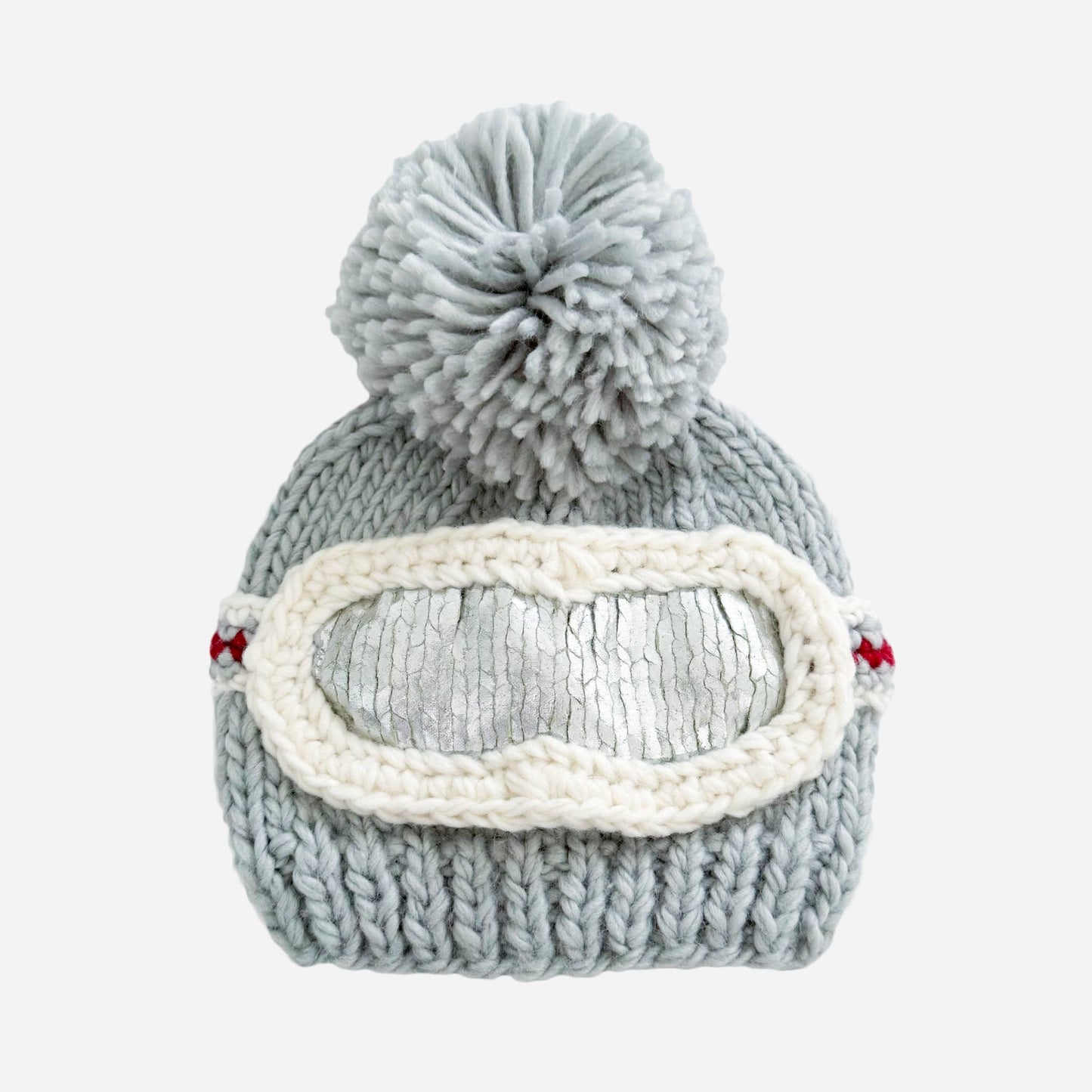 Ski Goggles Beanie, Bowie Grey Baby Kids Adult Snowboard Hat