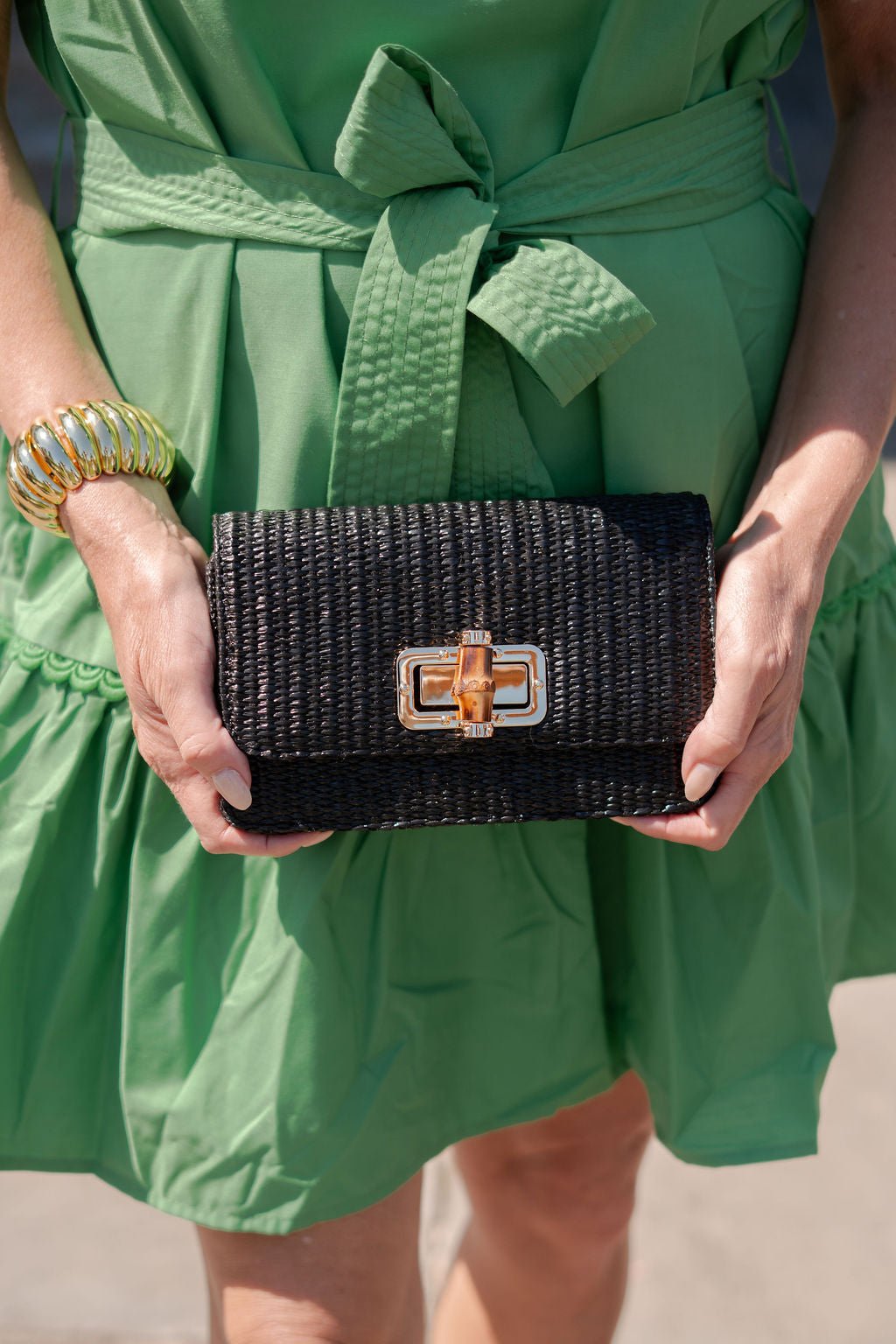 Black Lilly Clutch