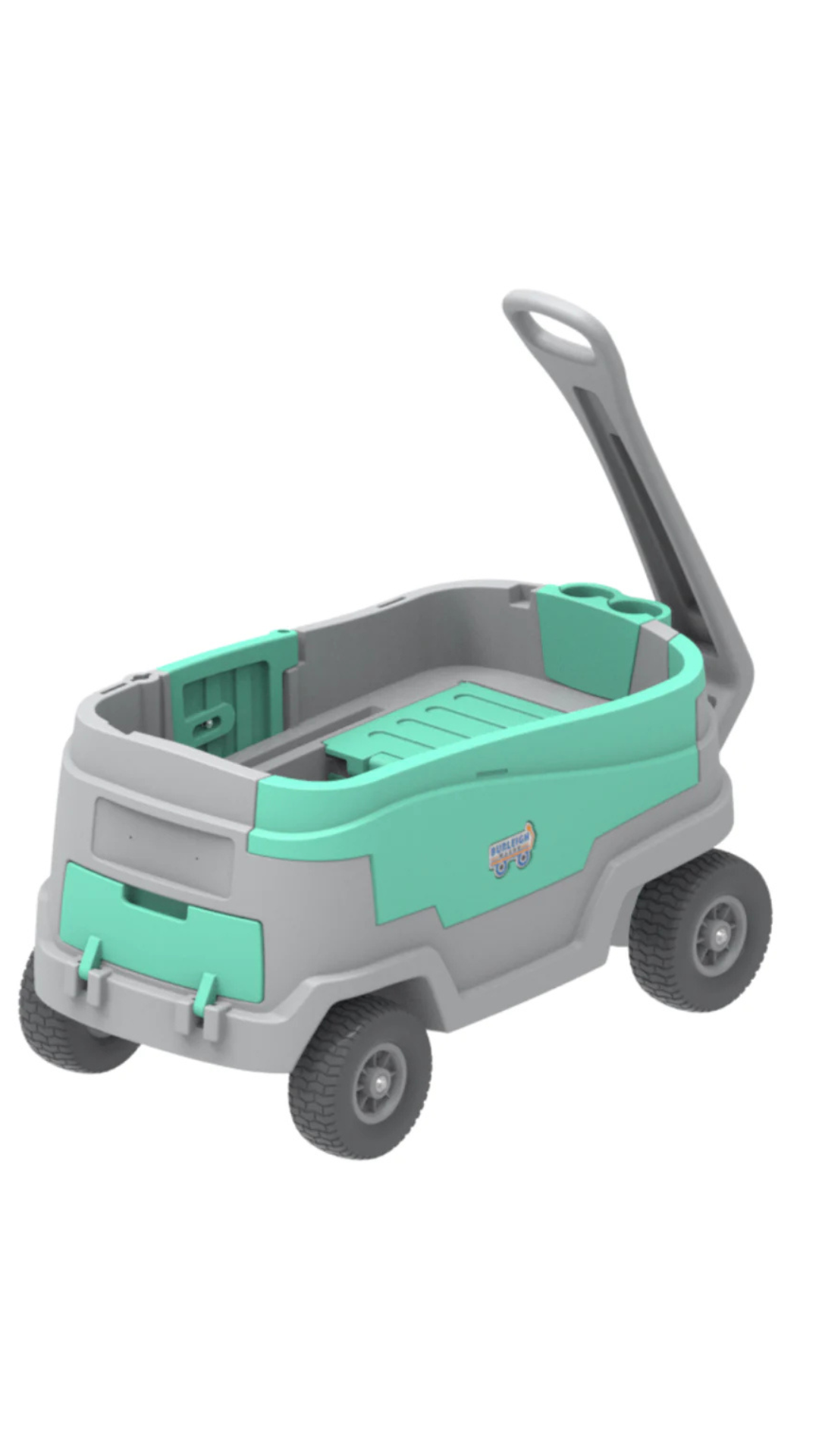 stroller wagon cooler Burleigh Kids Beach Wagon Stroller with Built-In Cooler, Seafoam Green